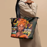 "Thundara" Leather Tote Bag - BRAVE ONES DEAL