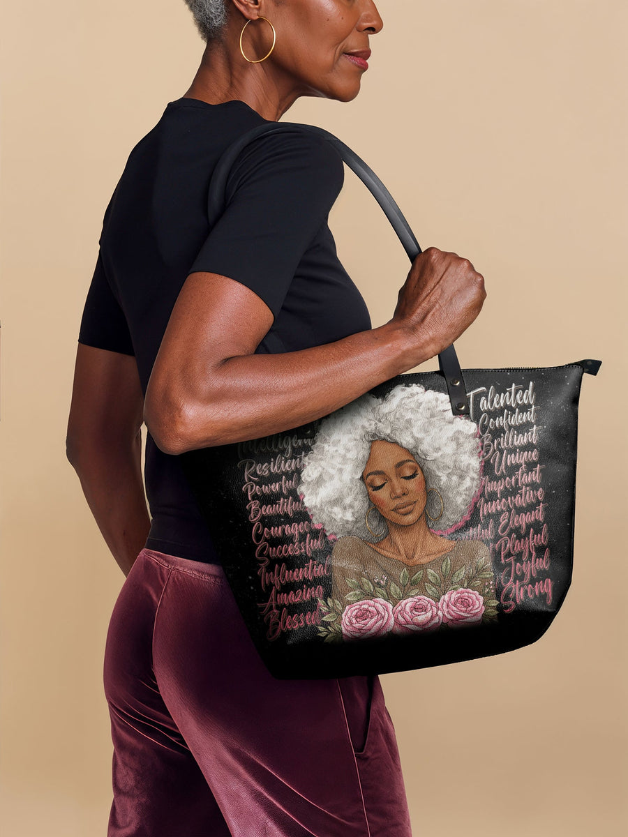 "Zalina" Leather Tote Bag DD DEAL