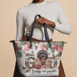 "Zanira" Leather Tote Bag - BRAVE ONES DEAL