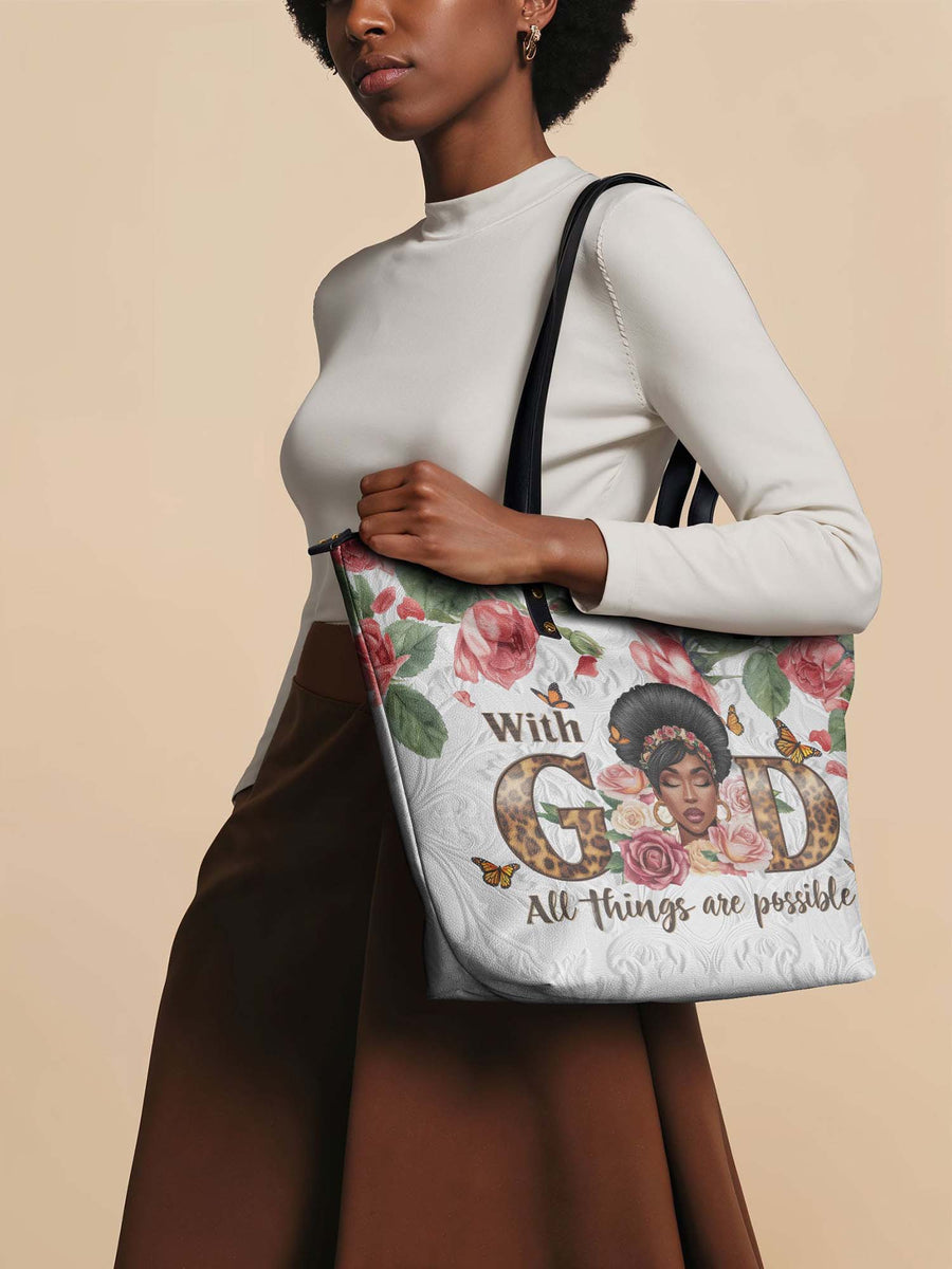 "Zanira" Leather Tote Bag - DD DEAL