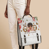 "Zanira" Leather Backpack