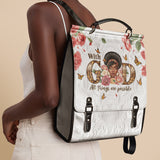"Zanira" Leather Backpack - BRAVE ONES DEAL
