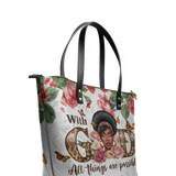 "Zanira" Leather Tote Bag