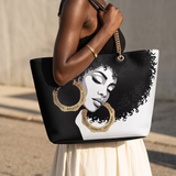“Zuri” Chain Tote Bag