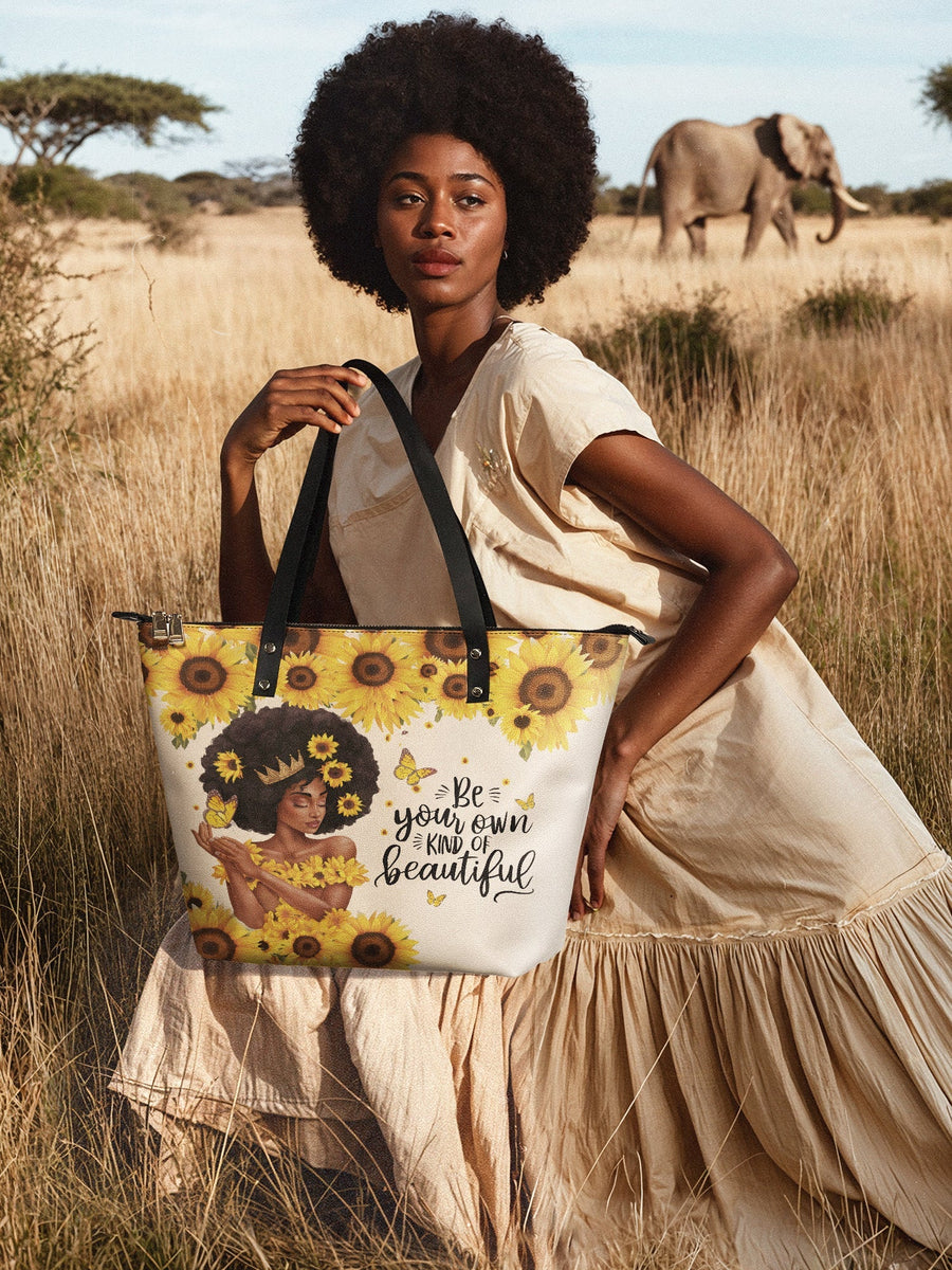 "Zuriya" Leather Tote Bag Matching Set - DD DEAL