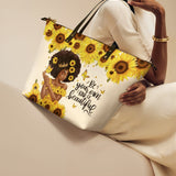 "Zuriya" Leather Tote Bag - BRAVE ONES DEAL