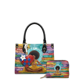 "AfroEssence" Small Leather Handbag A250 Deal