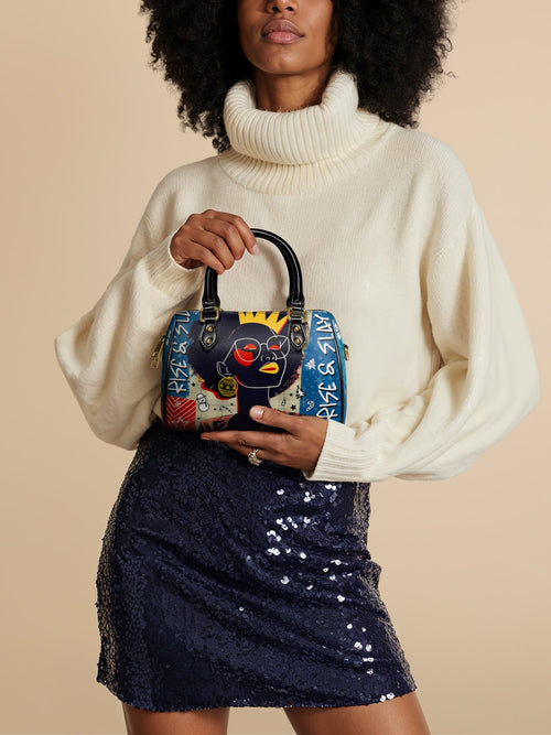 "Aina" Blueberry Snow Mini Satchel DD DEAL