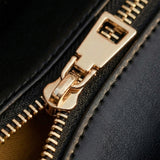 "Aina" Blueberry Snow Leather Handbag