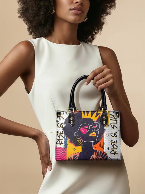 "Aina" Coconut White Small Leather Handbag - DD DEAL