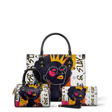 "Aina" Coconut White Leather Handbag A250 Deal