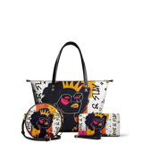 "Aina" Coconut White Leather Tote Bag - BRAVE ONES DEAL