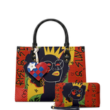 "Aina" Flame Red Leather Handbag A250 Deal
