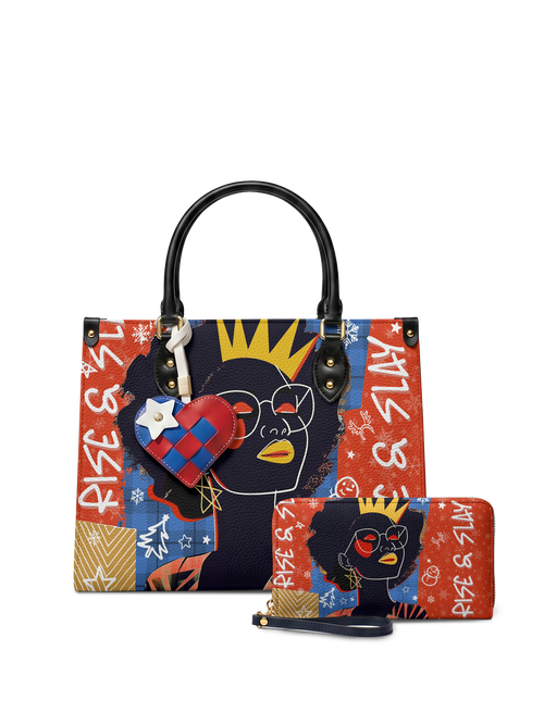 "Aina" Frosted Cherry Leather Handbag A250 Deal