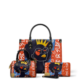 "Aina" Frosted Cherry Leather Handbag - BRAVE ONES DEAL