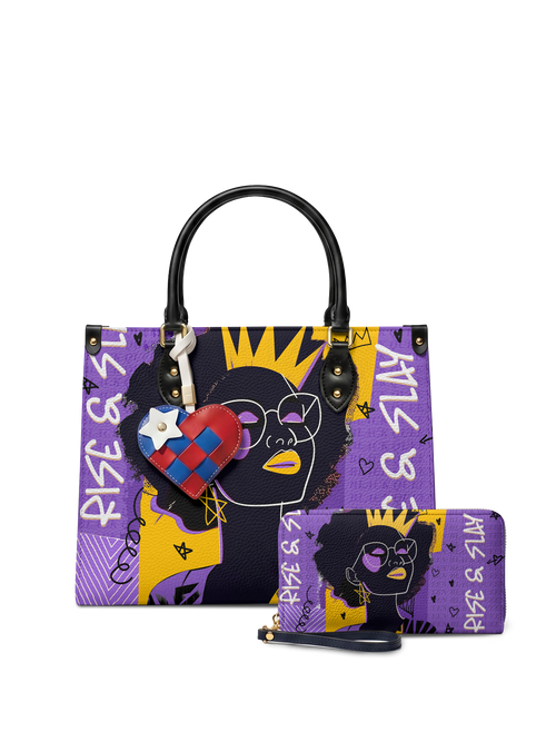 "Aina" Grape Soda Leather Handbag A250 Deal
