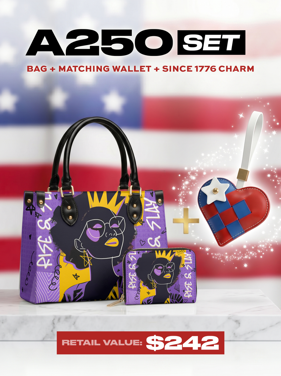 "Aina" Grape Soda Small Leather Handbag A250 Deal