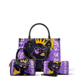 "Aina" Grape Soda Leather Handbag A250 Deal