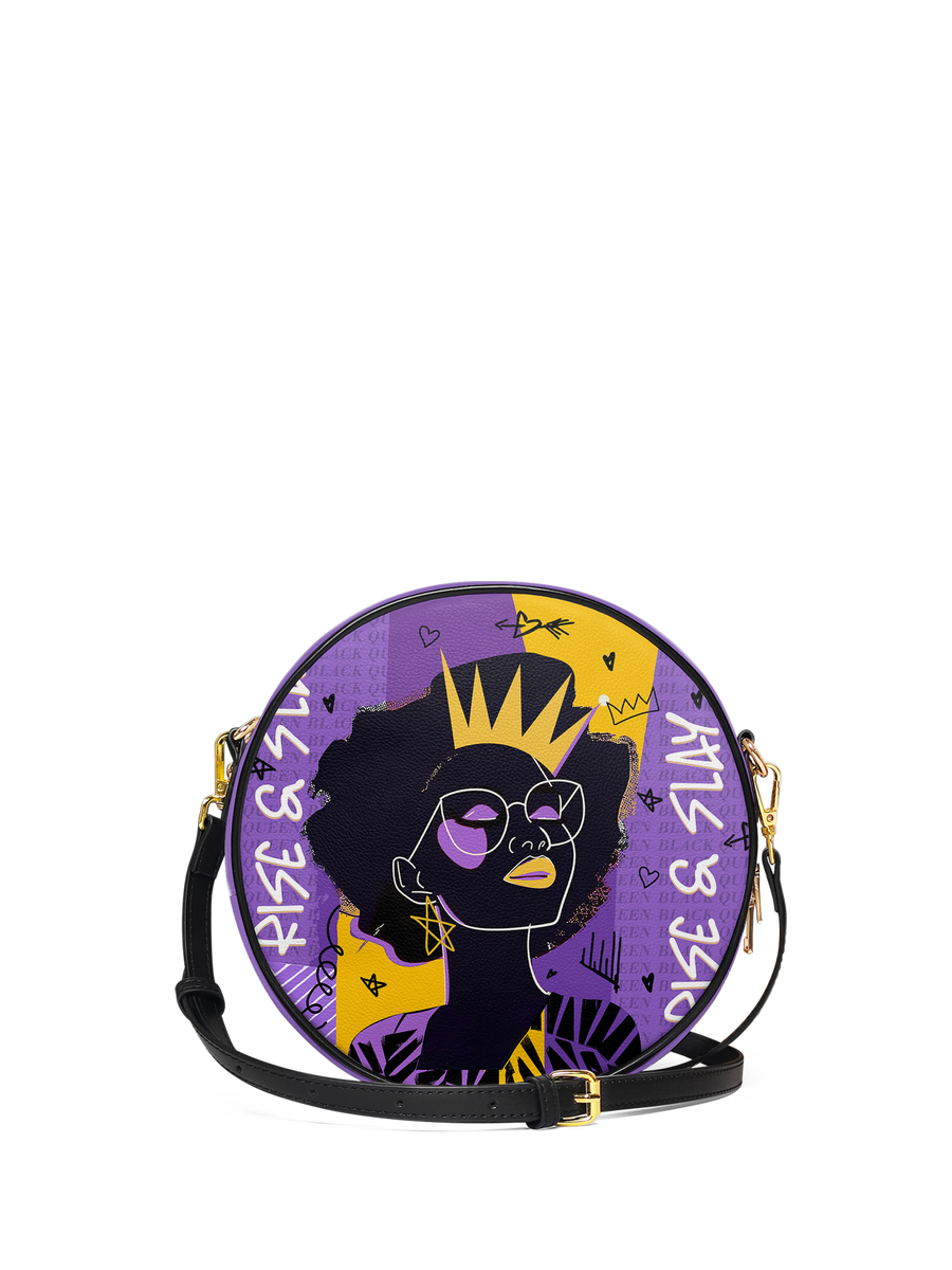 "Aina" Grape Soda Circle Crossbody Bag DD DEAL