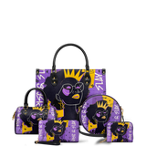 "Aina" Grape Soda Leather Handbag - BRAVE ONES DEAL