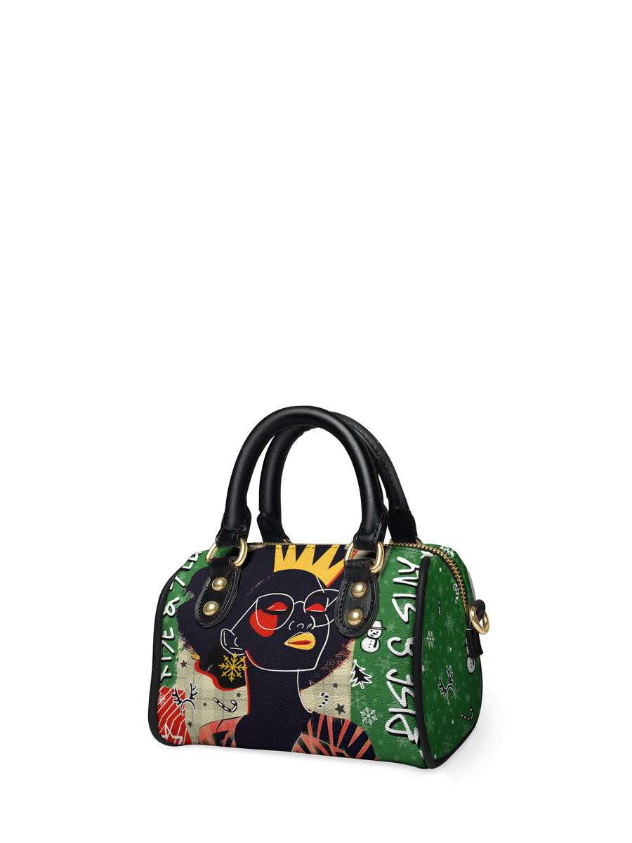"Aina" Lime Pop Xmas Mini Satchel