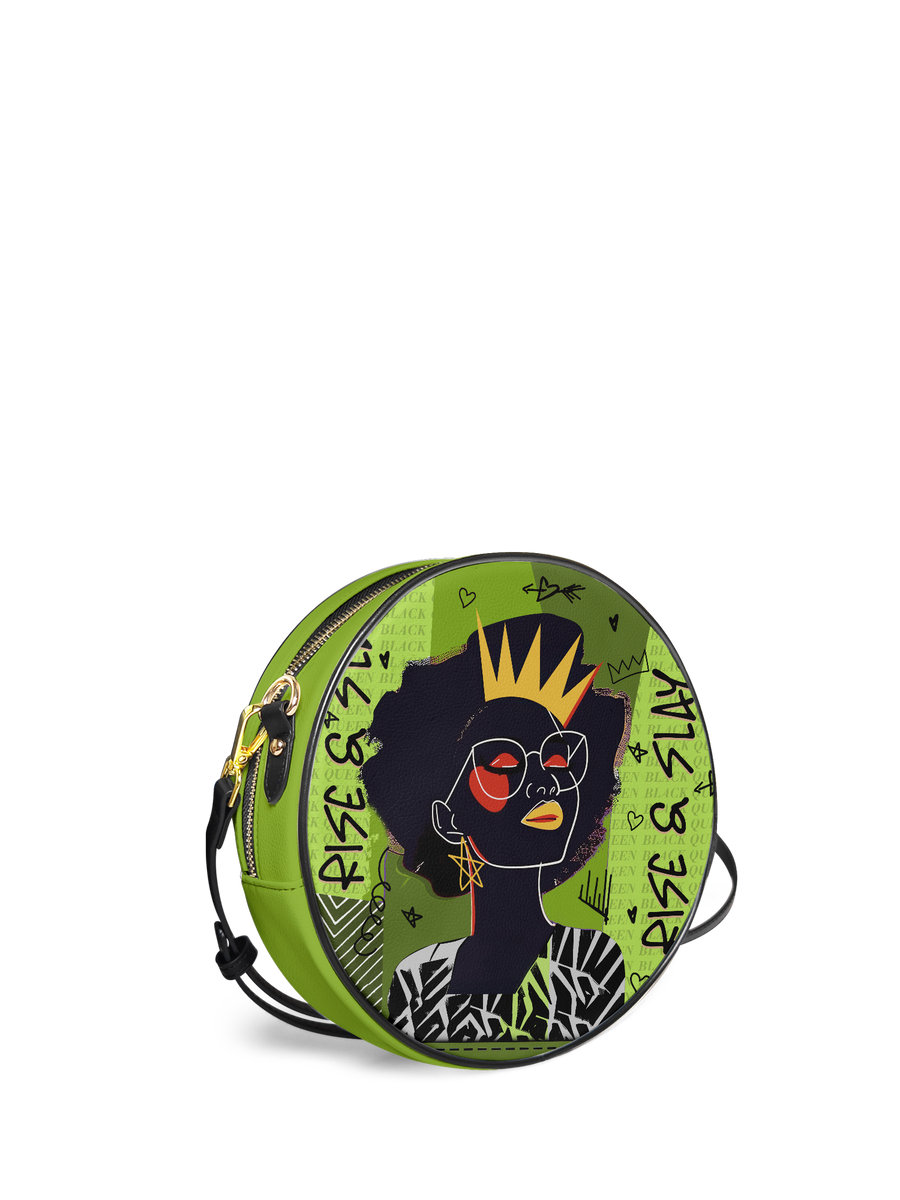 "Aina" Lime Pop Circle Crossbody Bag FALL CLEARANCE DEAL