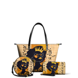 "Aina" Honeycomb Leather Tote Bag - BRAVE ONES DEAL