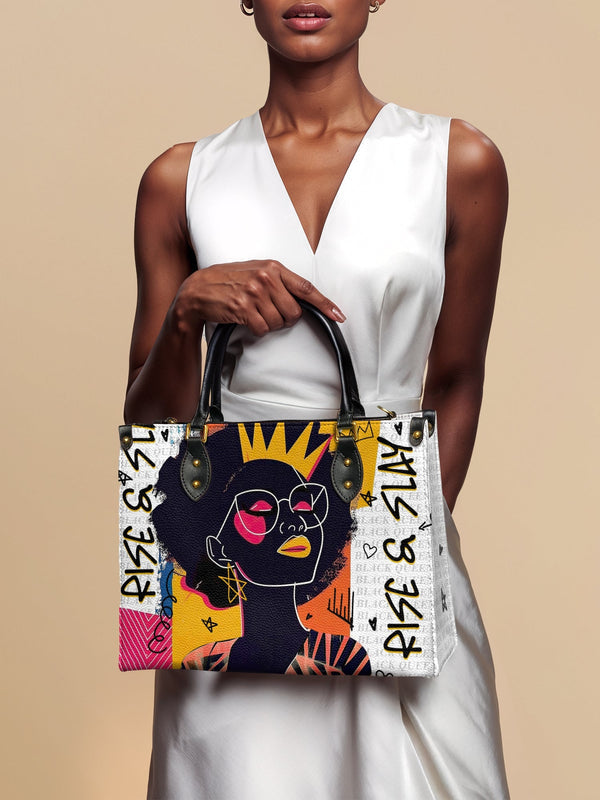 "Aina" Coconut White Leather Handbag Matching Set - DD DEAL