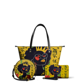 "Aina" Lemon Zest Leather Tote Bag - BRAVE ONES DEAL