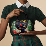 "Aina" Lime Pop Xmas Mini Satchel - BRAVE ONES DEAL