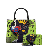 "Aina" Lime Pop Leather Handbag A250 Deal