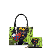 "Aina" Lime Pop Small Leather Handbag A250 Deal