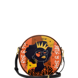 "Aina" Orange Sorbet Circle Crossbody Bag - BRAVE ONES DEAL