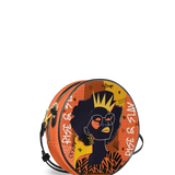 "Aina" Orange Sorbet Circle Crossbody Bag BTS DEAL