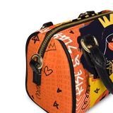 "Aina" Orange Sorbet Mini Satchel