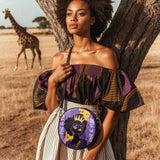 "Aina" Grape Soda Circle Crossbody Bag - BRAVE ONES DEAL