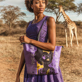 "Aina" Grape Soda Leather Tote Bag - BRAVE ONES DEAL