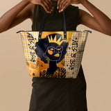 "Aina" Honeycomb Leather Tote Bag - BRAVE ONES DEAL