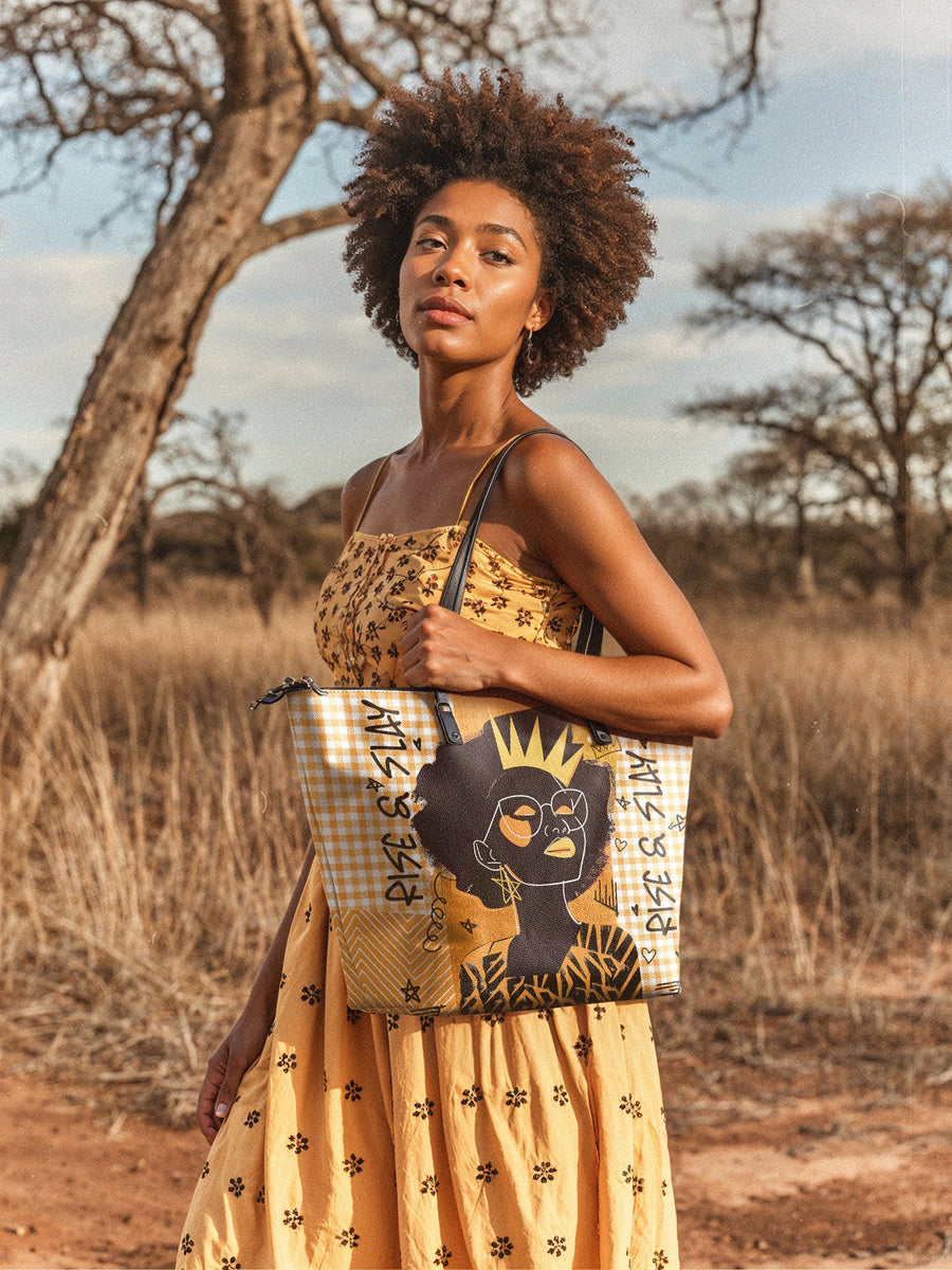 "Aina" Honeycomb Leather Tote Bag FALL CLEARANCE DEAL