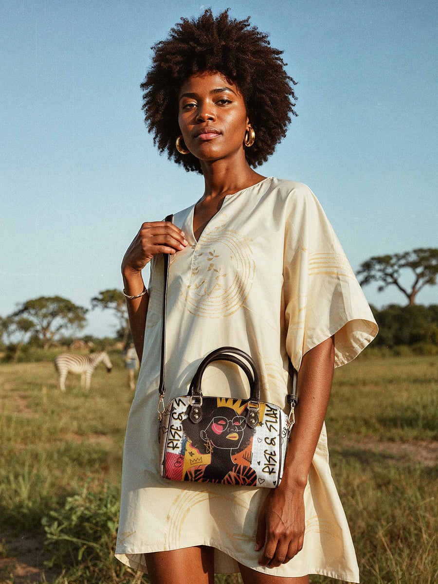 "Aina" Coconut White Mini Satchel