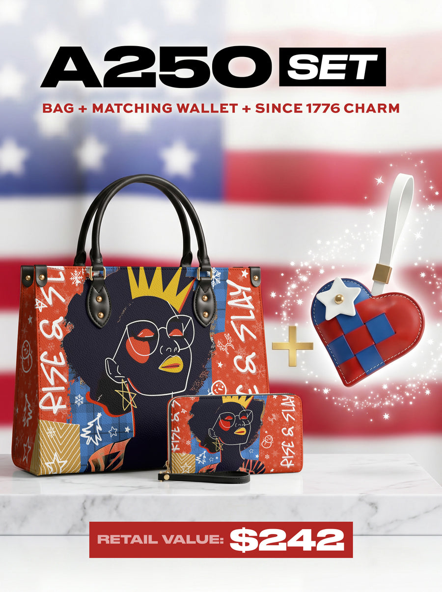 "Aina" Frosted Cherry Leather Handbag A250 Deal