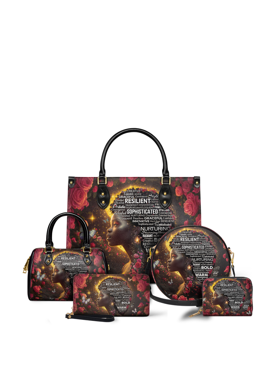"Aurenna" Leather Handbag Matching Set - DD DEAL