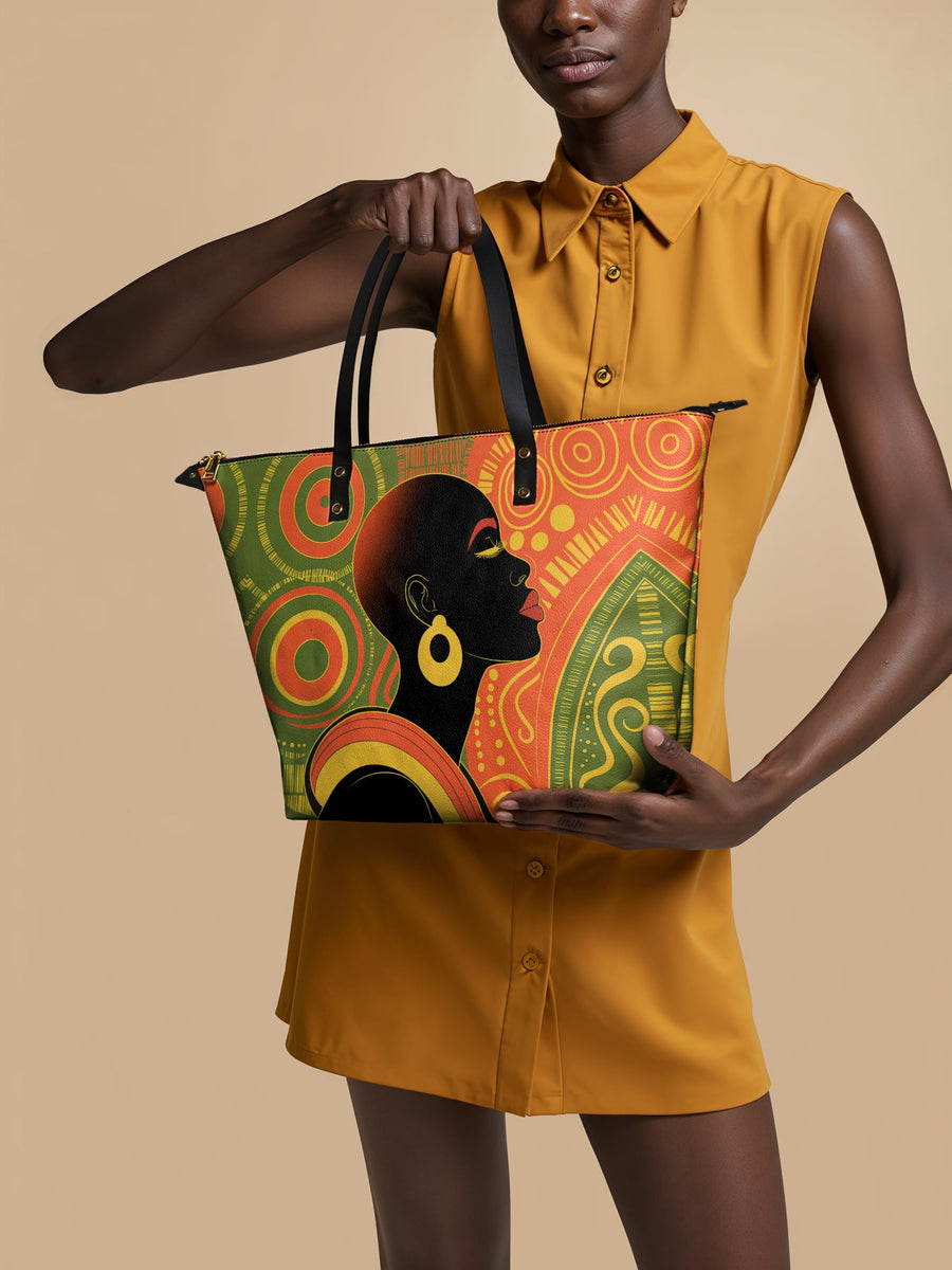 "Baldisa" Leather Tote Bag FALL CLEARANCE DEAL