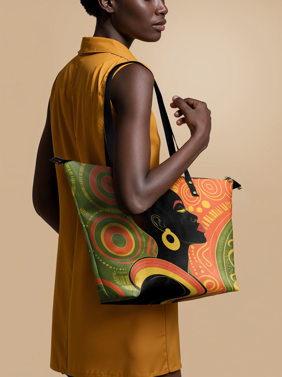 "Baldisa" Leather Tote Bag FALL CLEARANCE DEAL