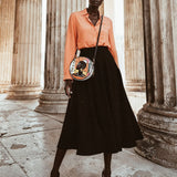 "Baridi" Circle Crossbody Bag