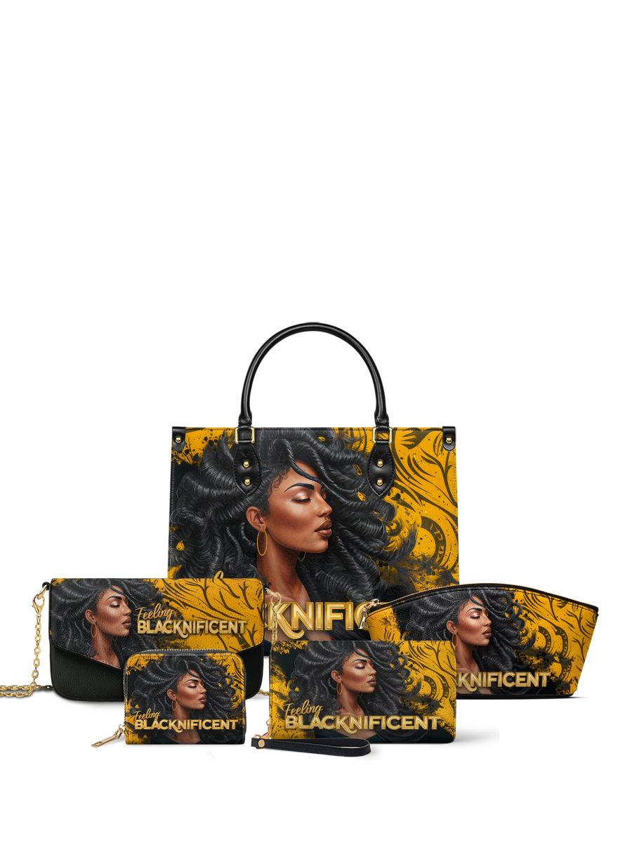 "Blacknificent" Envelope Chain Crossbody Bag Bundle DD DEAL