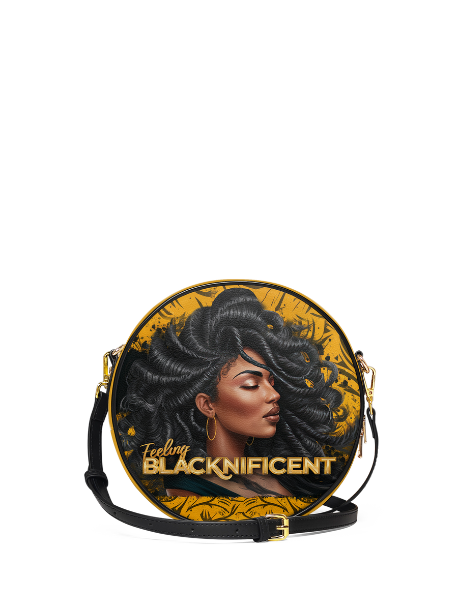 "Blacknificent" Circle Crossbody Bag DD DEAL