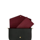 "Blacknificent" Envelope Chain Crossbody Bag