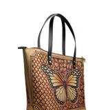 "Mbawa" Leather Tote Bag - BRAVE ONES DEAL