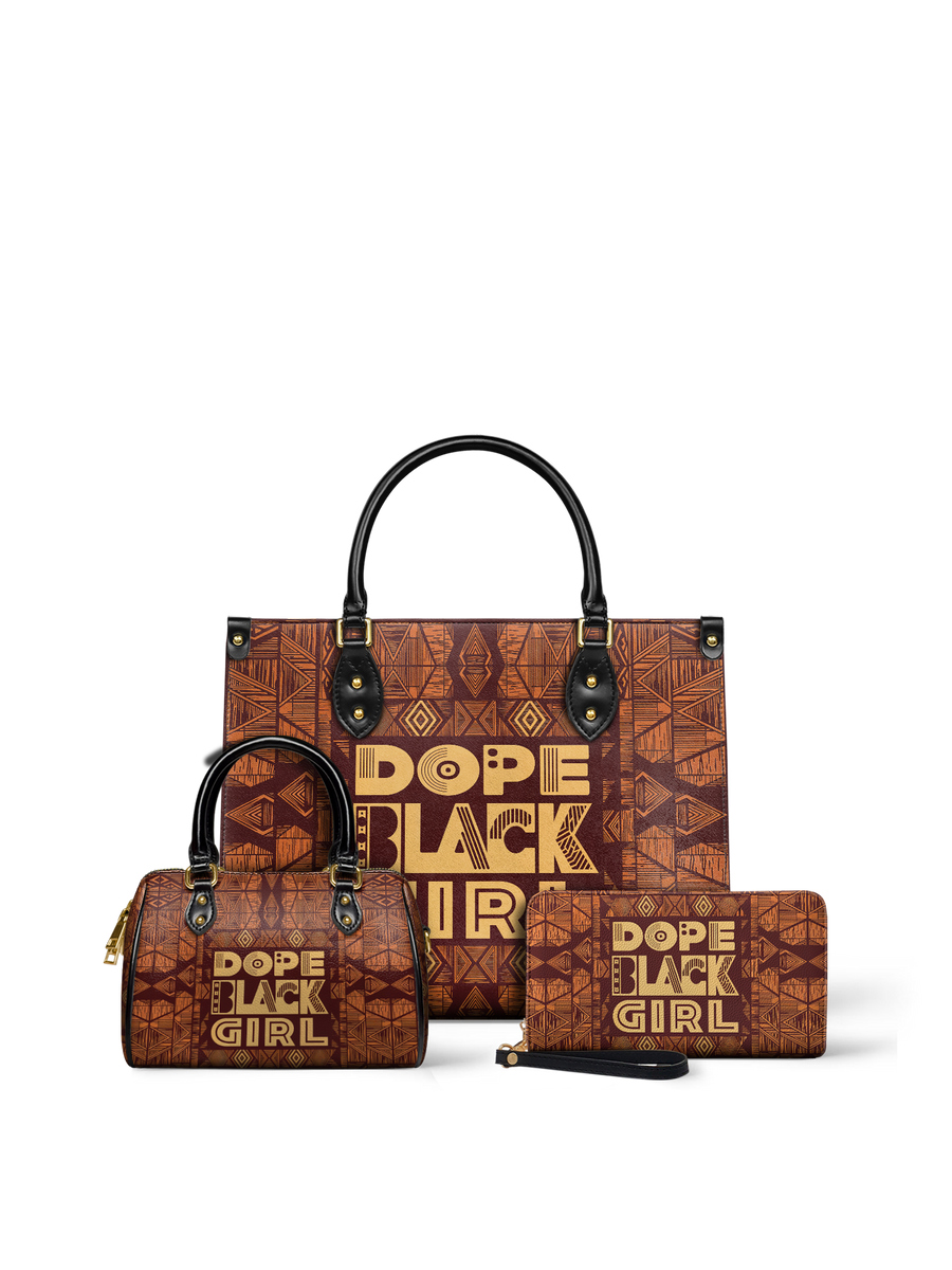 "Dope Black Girl" Leather Handbag DD DEAL